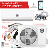 BuckCool EZ Connect 18K BTU Ductless Mini Split Heat Pump Complete System UB1MSHQCW18