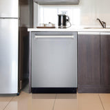 Cosmo 24 Top Control Built-In Tall Tub Dishwasher Fingerprint Resistant, Stainless Steel COS-DIS6502