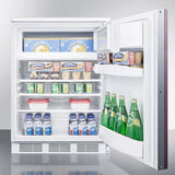 Summit 24 in. Wide Built-In Refrigerator-Freezer - CT66LWBI